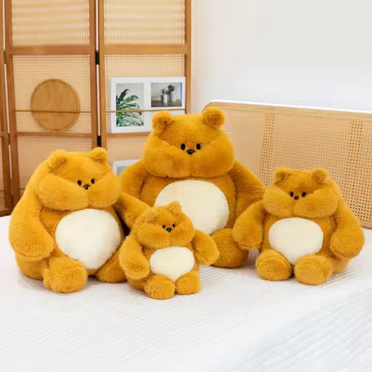 Bear plush toy doll giant soft children's cartoon sleep aid pillow
