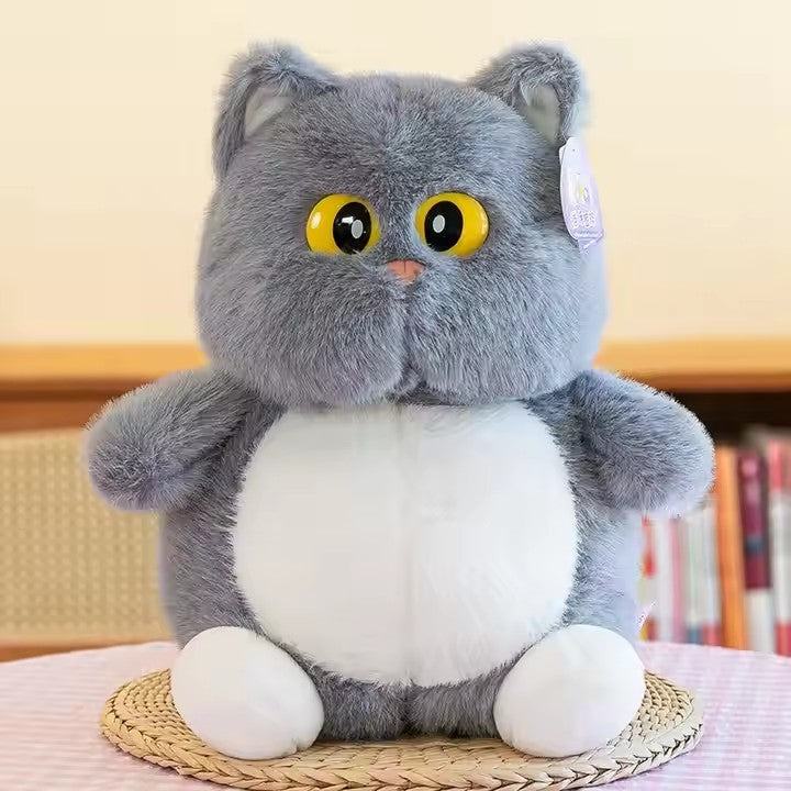 Super soft kitten pillow chubby cute plush toys for girls