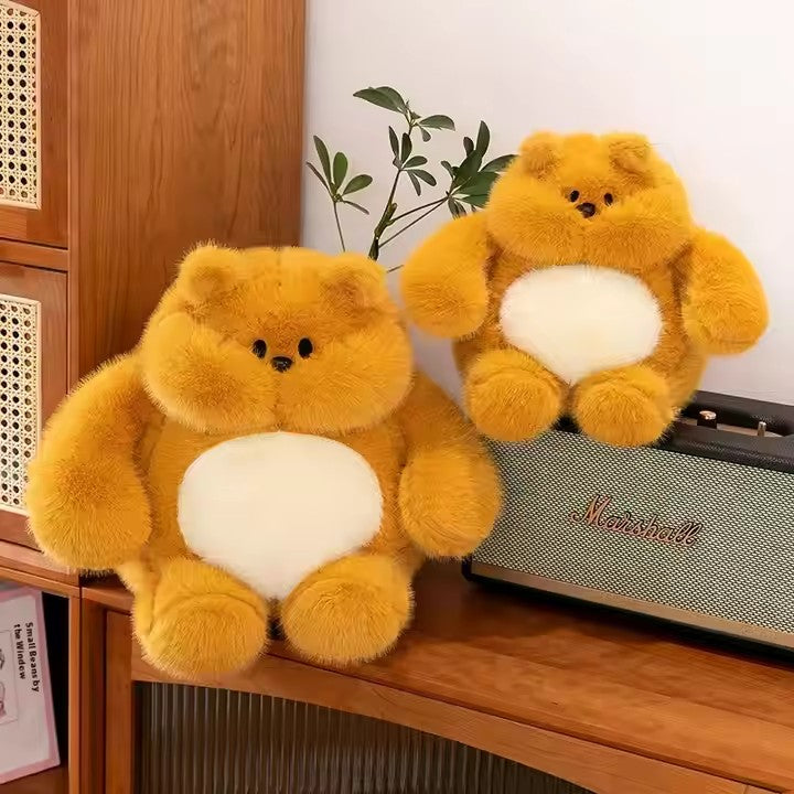 Bear plush toy doll giant soft children's cartoon sleep aid pillow